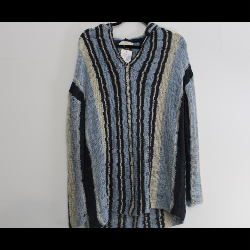 Light/Dark Blue Long Sleeve Sweater